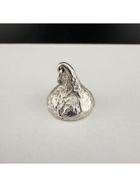 Vintage JCF Ferrara Sterling 925 Solid Chocolate Candy Kiss Charm Pendant 13g